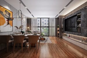 1 phòng ngủ cộng 1